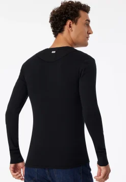 Shirt langarm schwarz - Revival Karl-Heinz