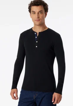 Shirt langarm schwarz - Revival Karl-Heinz