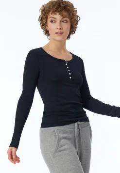 Shirt langarm schwarz - Revival Berta