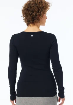 Shirt langarm schwarz - Revival Berta
