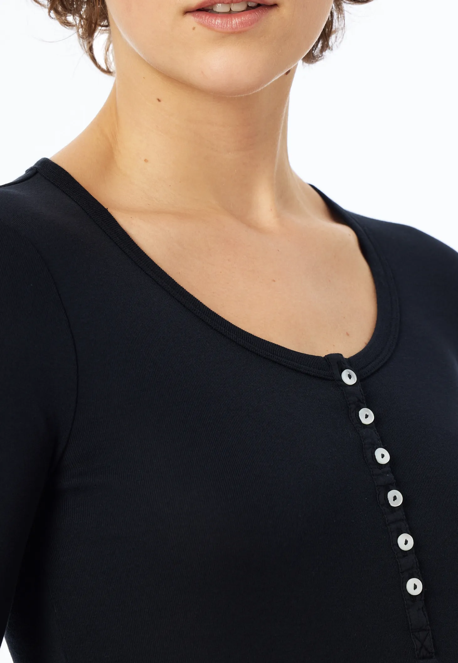 Shirt langarm schwarz - Revival Berta