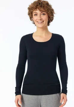 Shirt langarm schwarz - Revival Berta