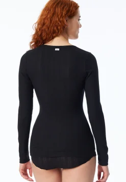 Shirt langarm schwarz - Revival Agathe