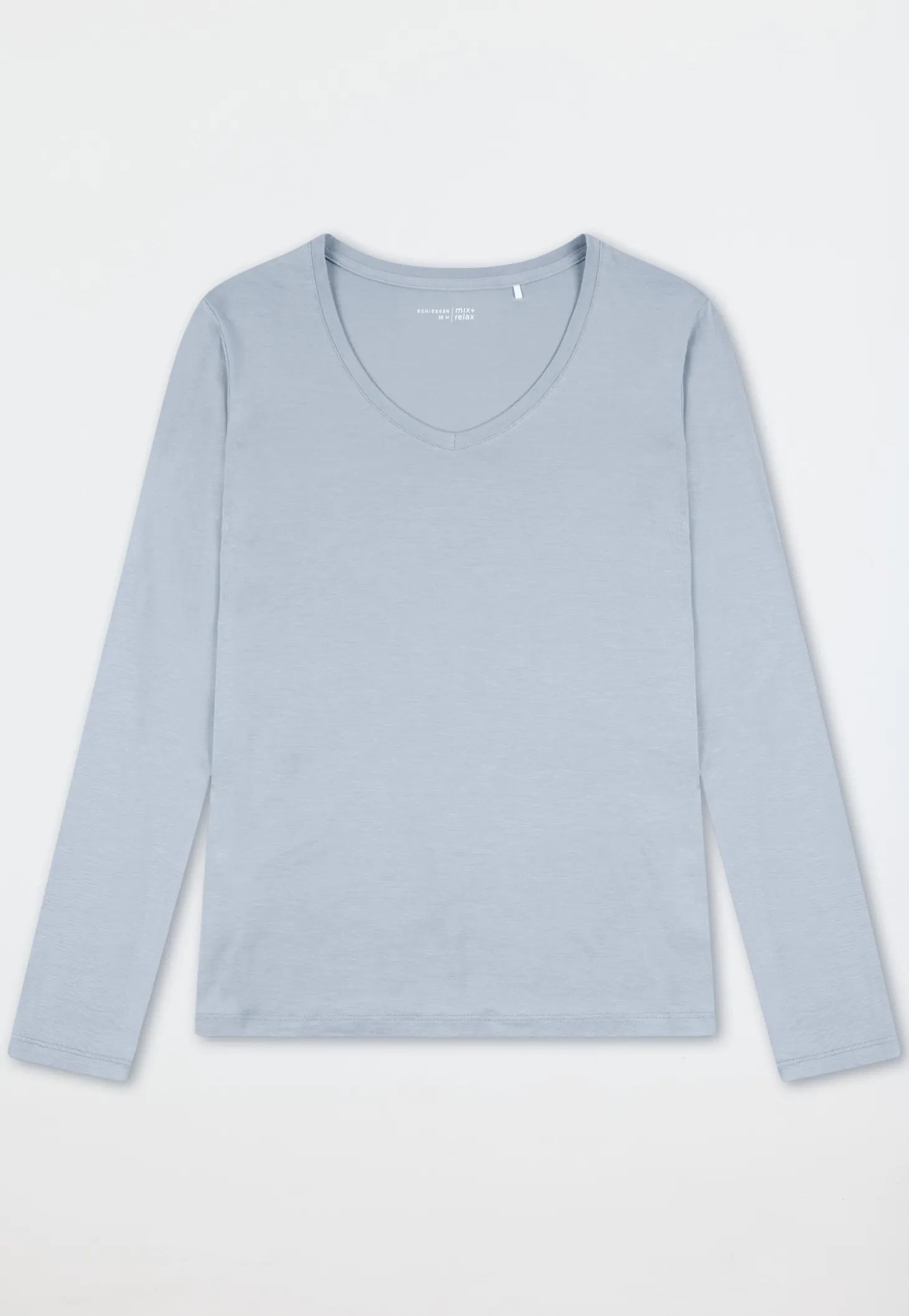 Shirt langarm V-Ausschnitt air - Mix+Relax