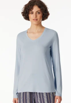 Shirt langarm V-Ausschnitt air - Mix+Relax