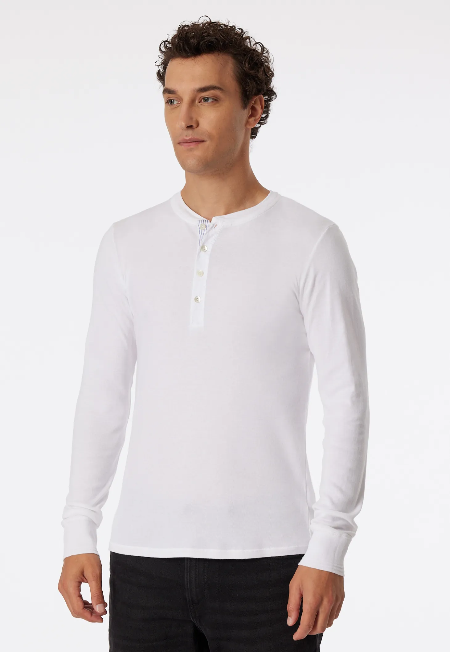 Shirt langarm weiß - Revival Karl-Heinz