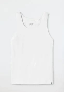 Shirt ärmellos weiß - Long Life Soft