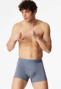 Shorts Doppelpack blaugrau - Rib Essentials