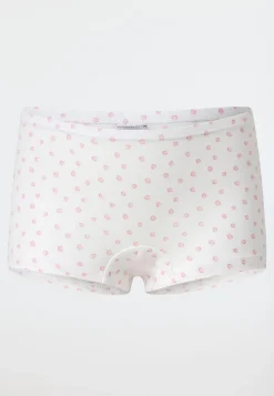 Shorts 3er-Pack Punkte weiß/rosa - 95/5