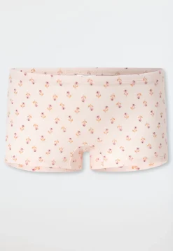 Shorts 3er-Pack Ringel Blümchen rosa - 95/5