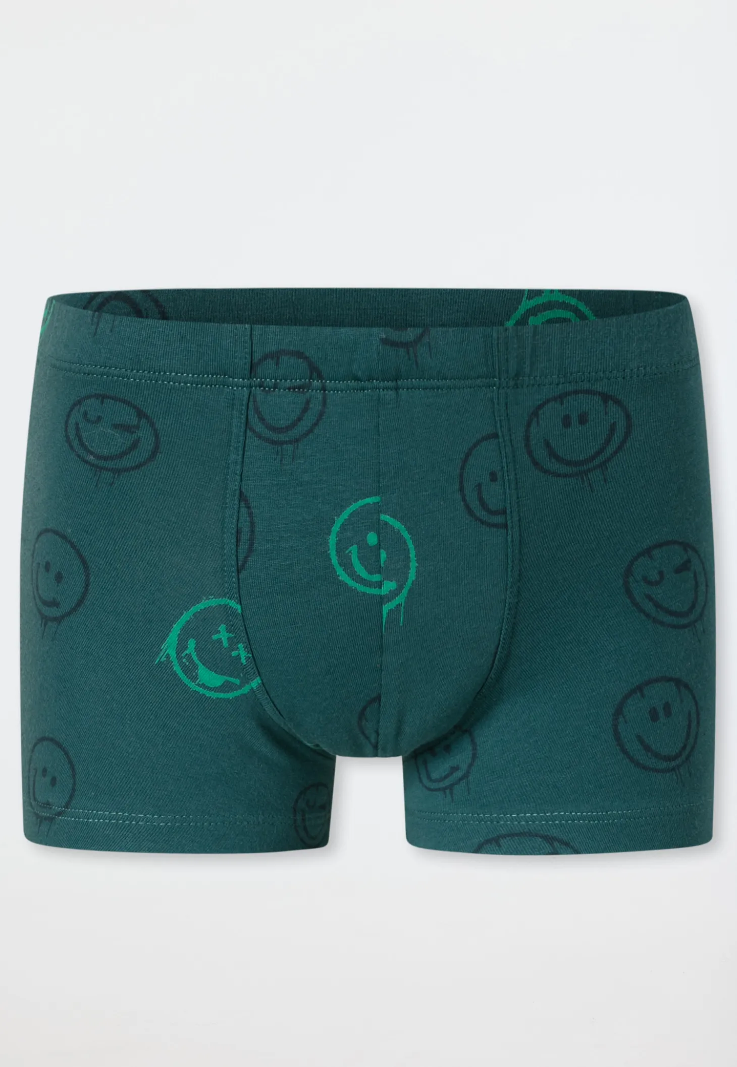 Shorts 5er-Pack Ringel Smiley grün/ blau - 95/5