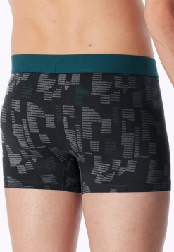 Shorts 5er-Pack schwarz/ grün gemustert - 95/5