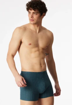 Shorts 3er-Pack uni/geringelt mehrfarbig - 95/5