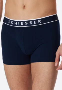 Shorts 3er-Pack Webgummibund dunkelblau - 95/5