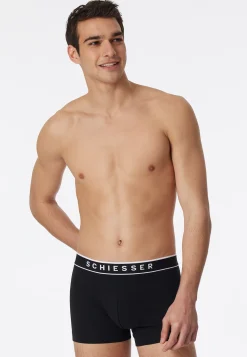 Shorts 3er-Pack Webgummibund schwarz - 95/5
