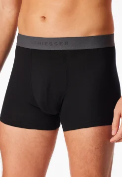 Shorts 3er-Pack Webgummibund schwarz - 95/5