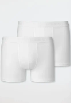 Shorts  2er-Pack Webgummibund weiß - 95/5