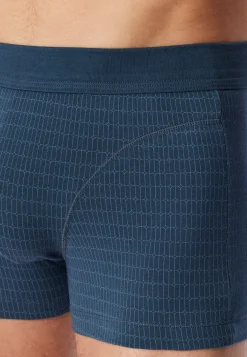 Shorts gemustert deep blue - Comfort Fit