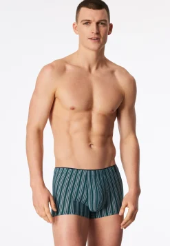 Shorts grün gestreift - Long Life Soft