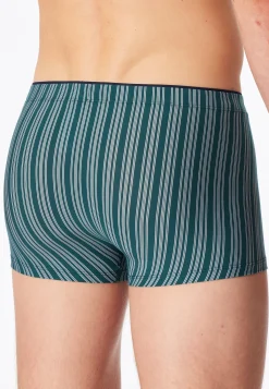 Shorts grün gestreift - Long Life Soft