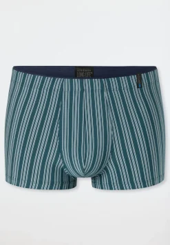 Shorts grün gestreift - Long Life Soft