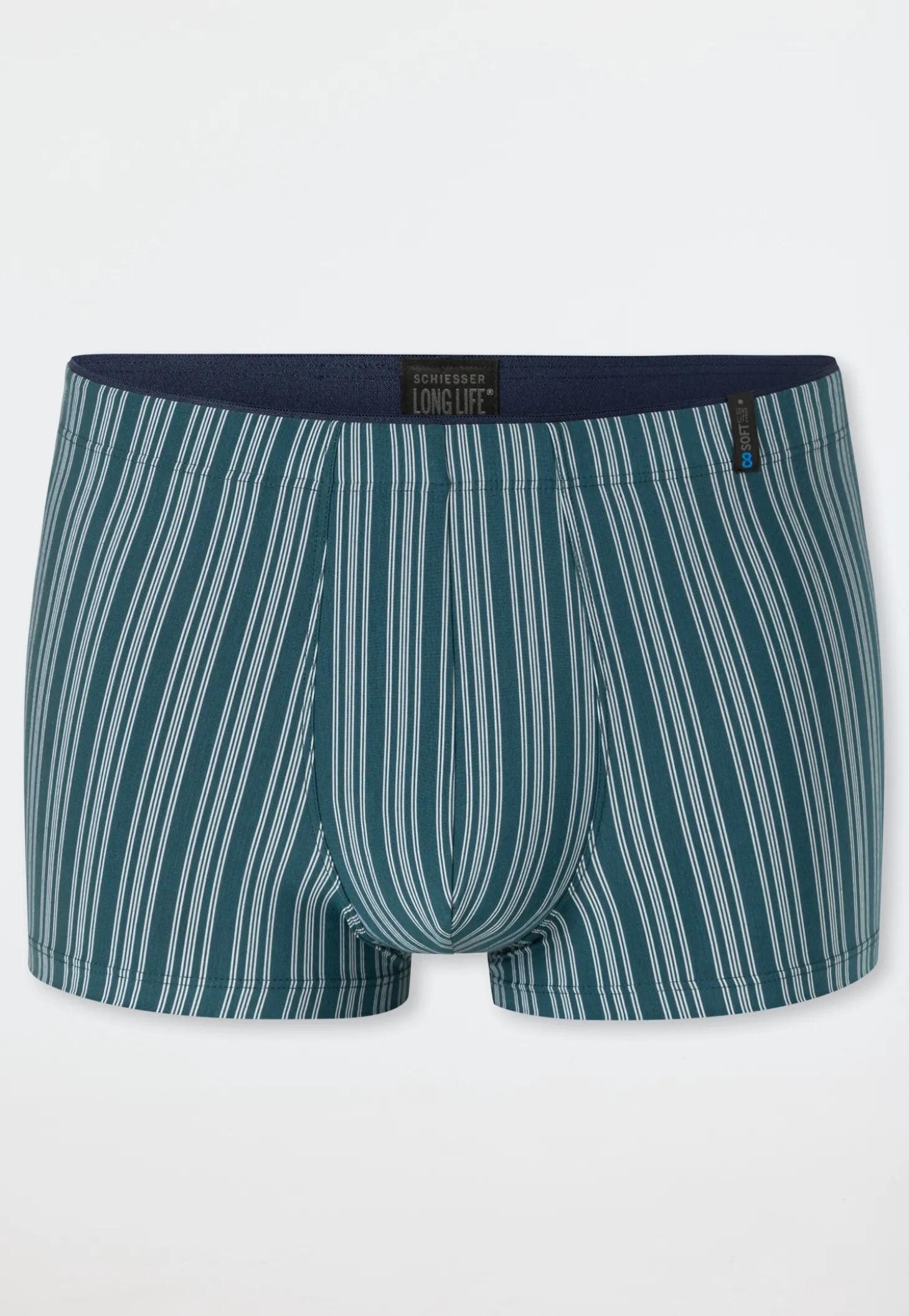 Shorts grün gestreift - Long Life Soft