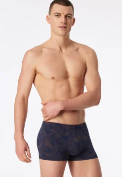Shorts Modal gemustert braun - Long Life Soft