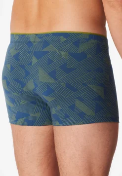 Shorts Modal gemustert grasgrün - Long Life Soft