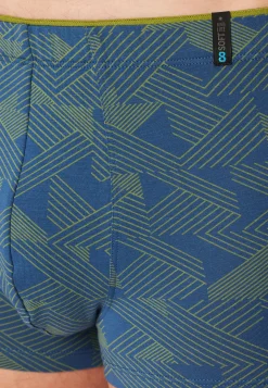 Shorts Modal gemustert grasgrün - Long Life Soft