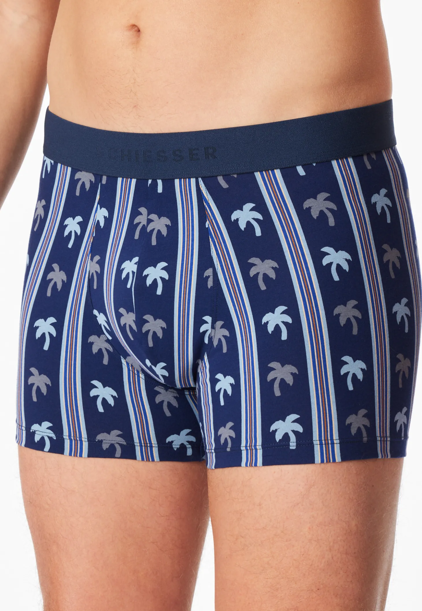 Shorts Palmen royal gemustert - 95/5