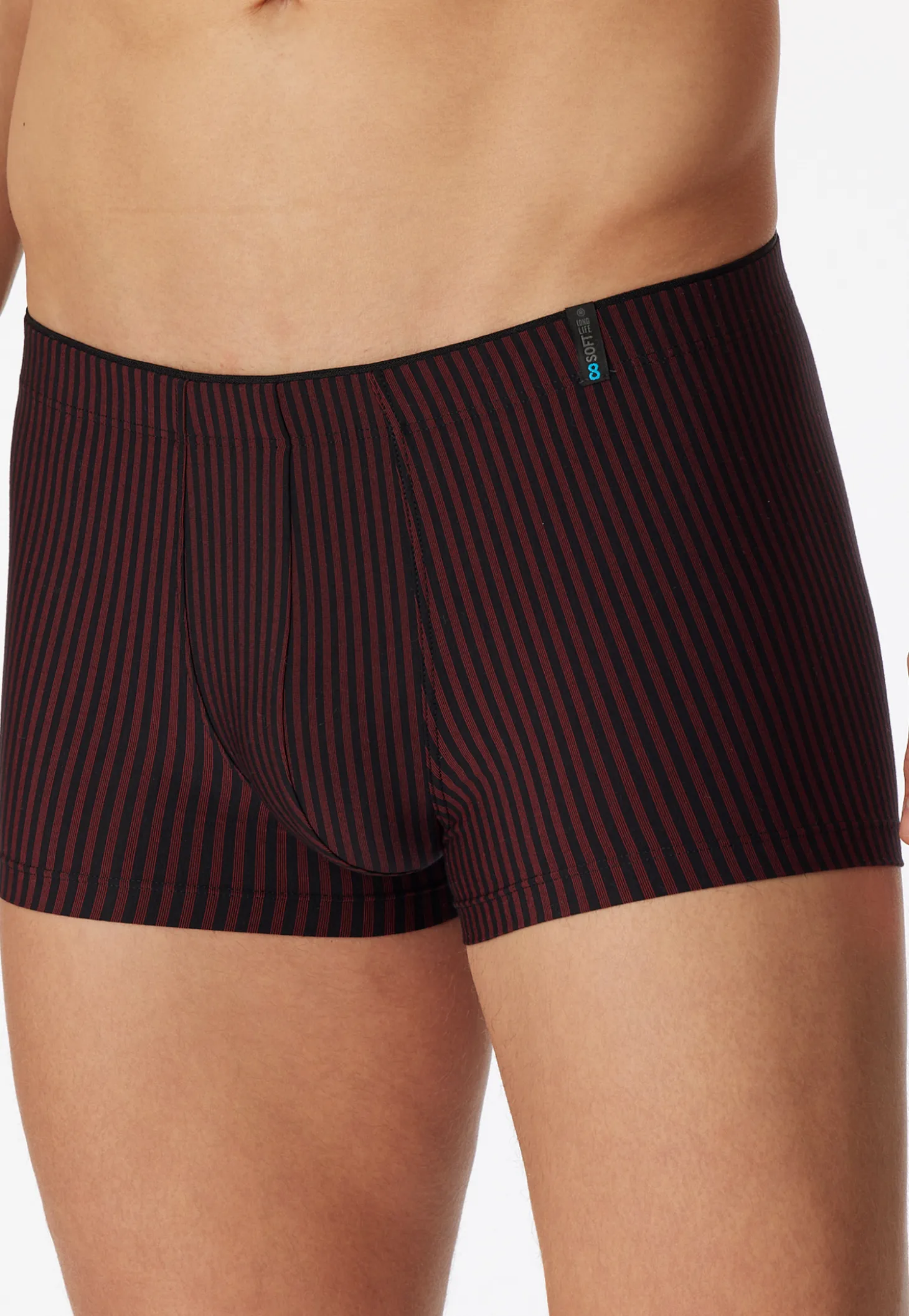 Shorts rot-schwarz gestreift - Long Life Soft