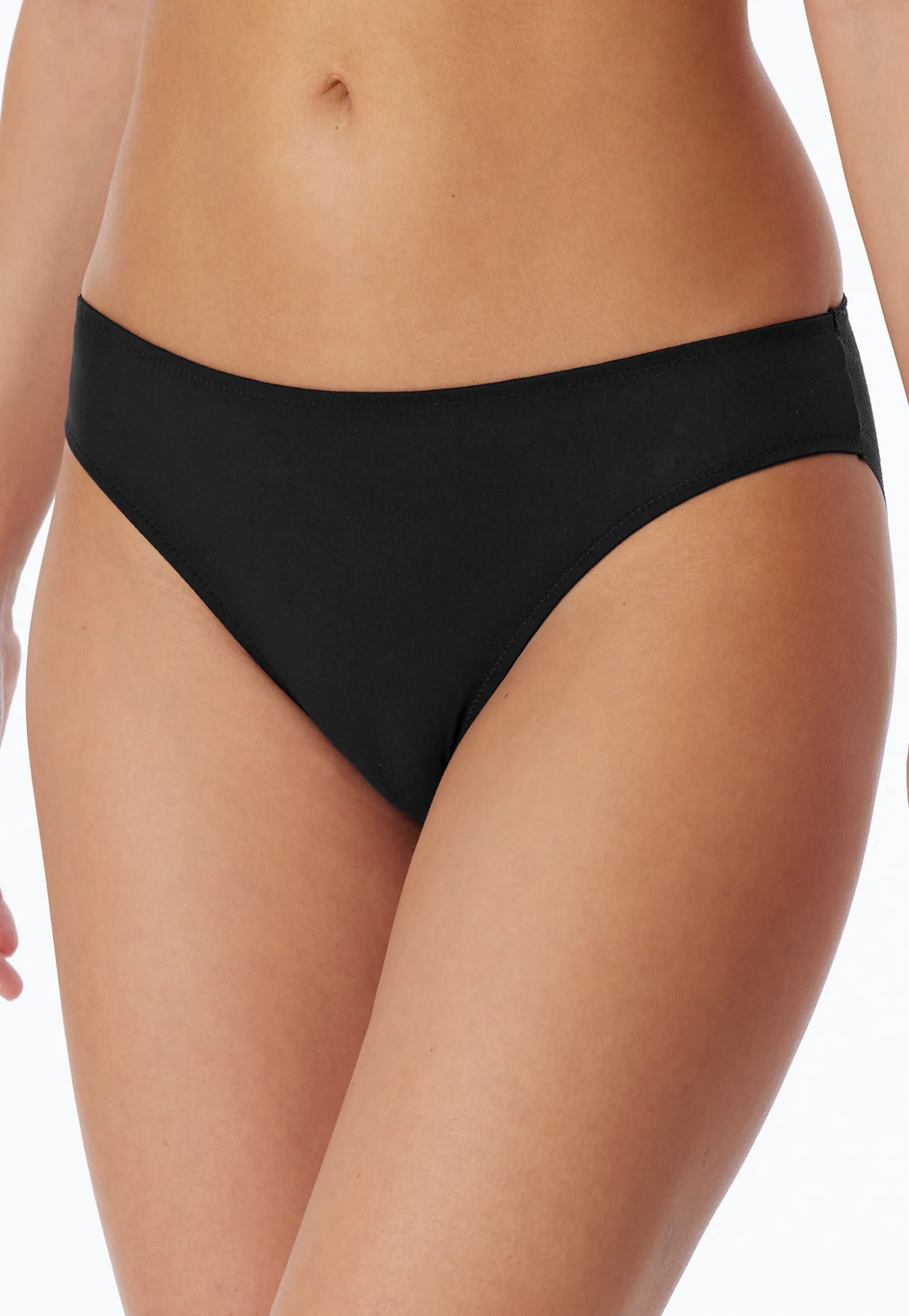 Slip Microfaser Spitze schwarz - Invisible Lace
