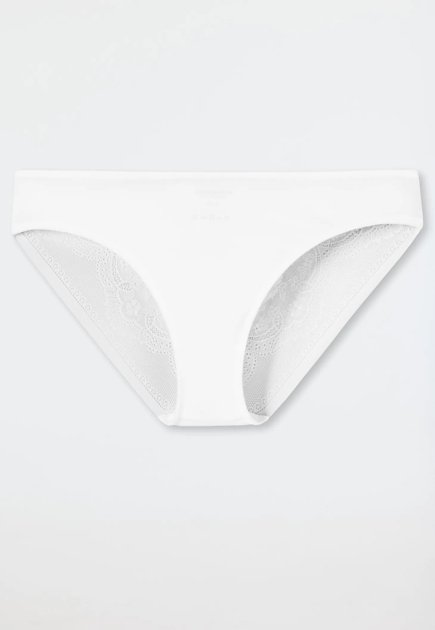 Slip Microfaser Spitze weiß - Invisible Lace