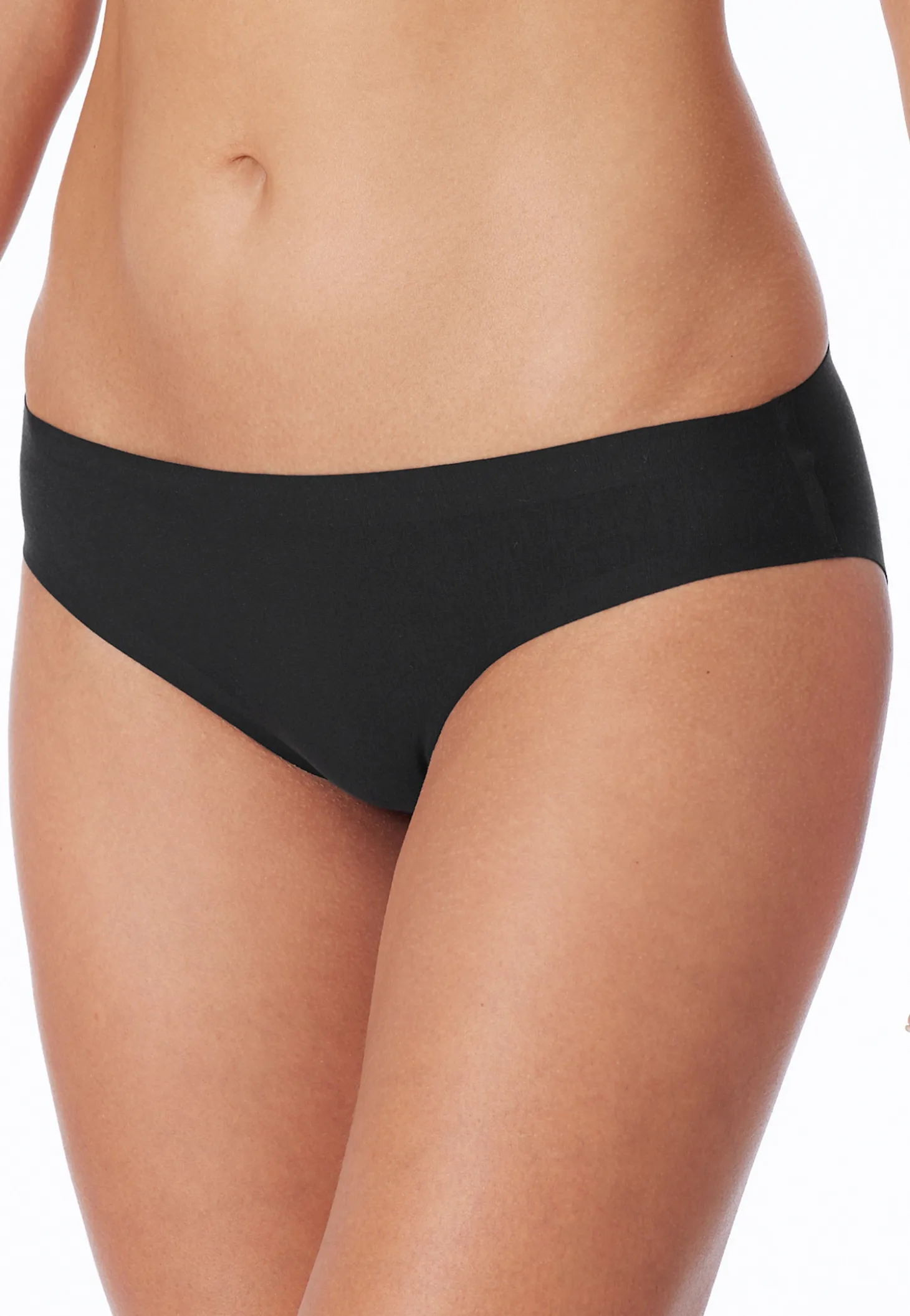 Slip nahtlos schwarz - Invisible Cotton
