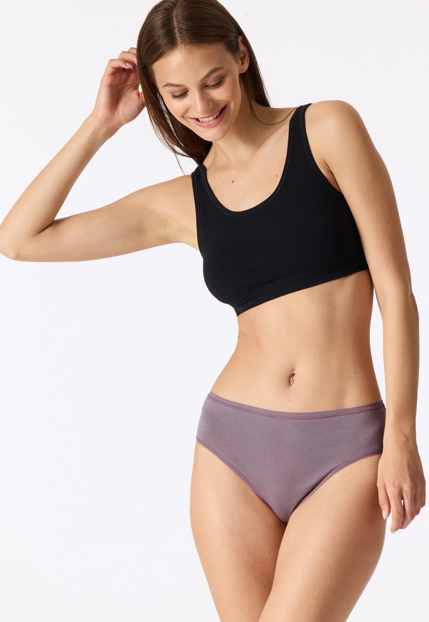 Slips 3er-Pack mauve - Essentials