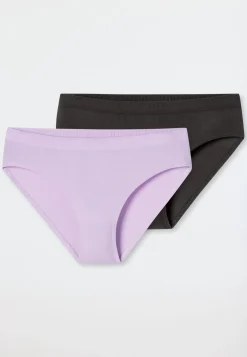Slips 2er-Pack schwarz/ beere - Fresh Vibe