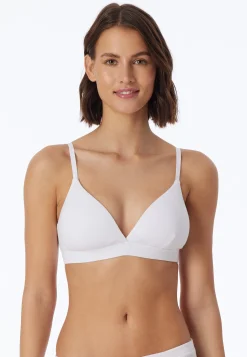 Soft-BH Doppelripp herausnehmbare Pads weiß - Pure Rib