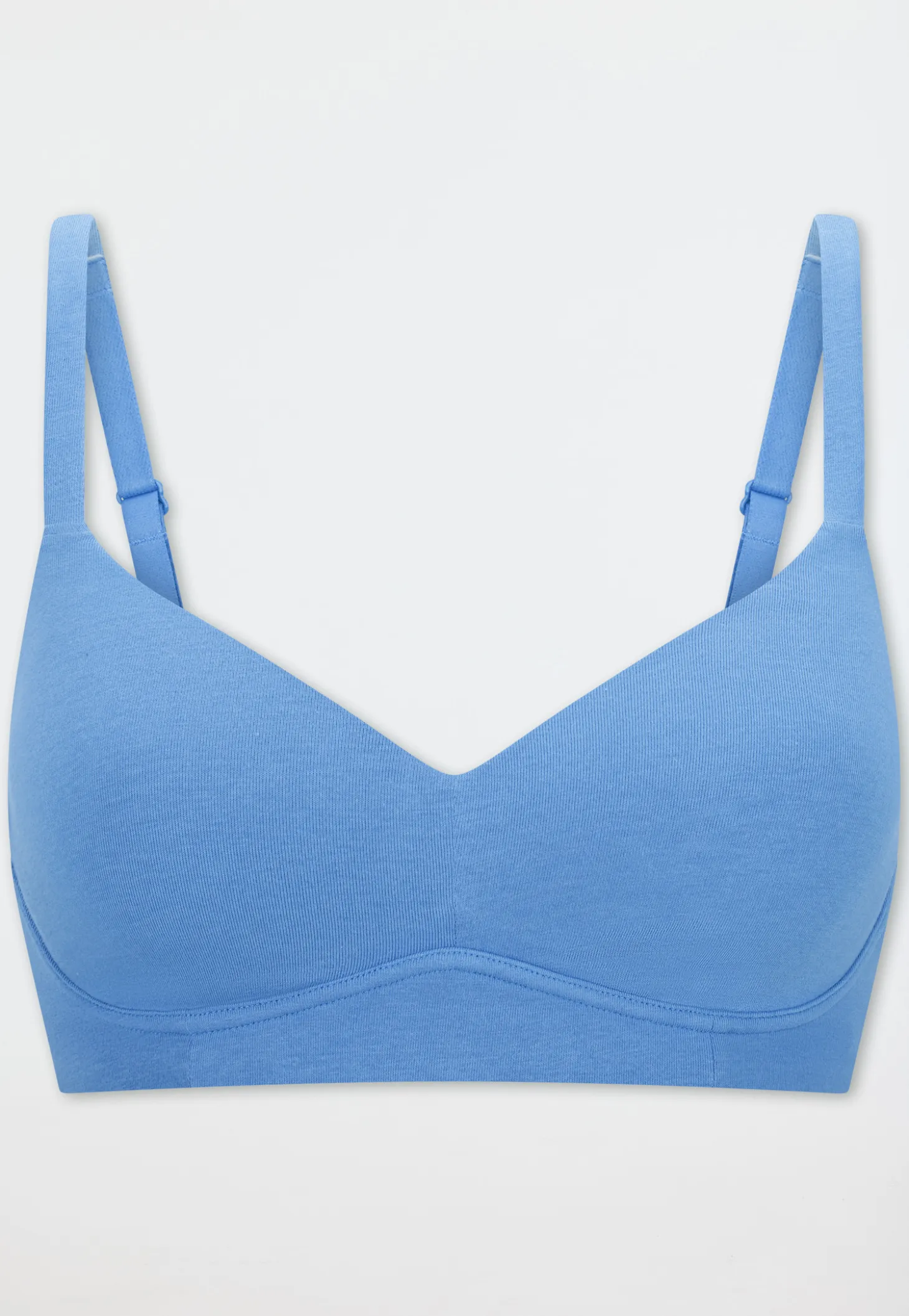 Soft BH mit Schale aqua - Unique Cotton
