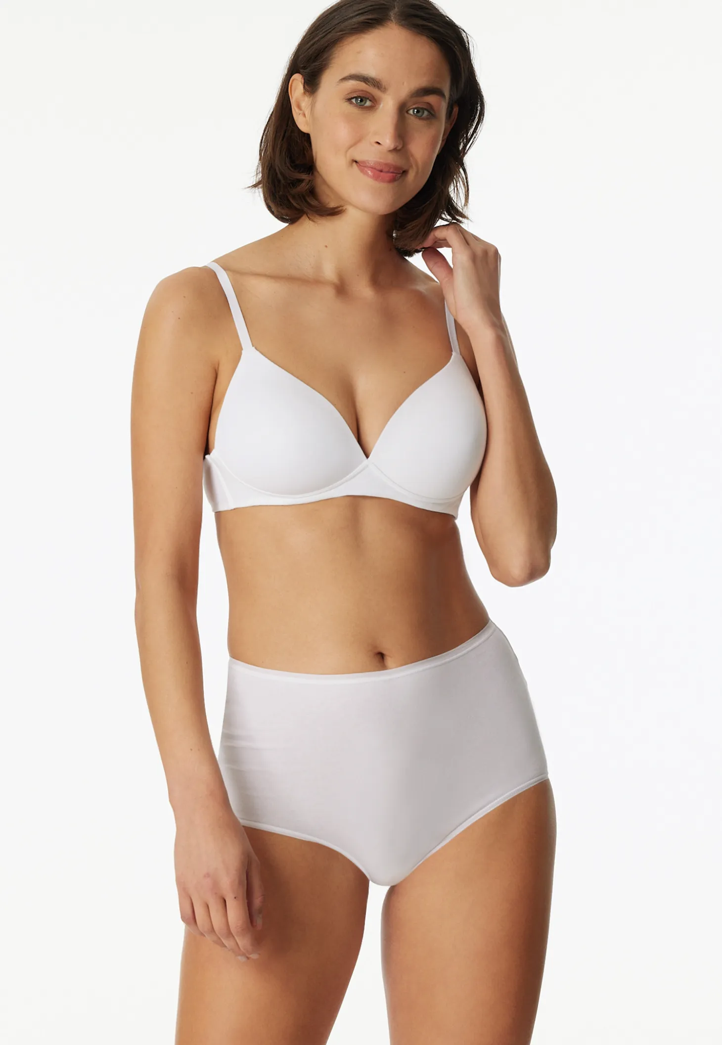 Soft BH Organic Cotton mit Schale weiß - 95/5