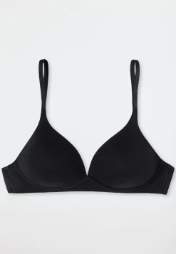 Soft BH Organic Cotton mit Schale schwarz - 95/5