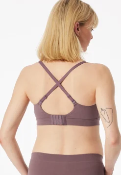 Soft-Bra Schwangerschaftswäsche mauve - Unique Maternity