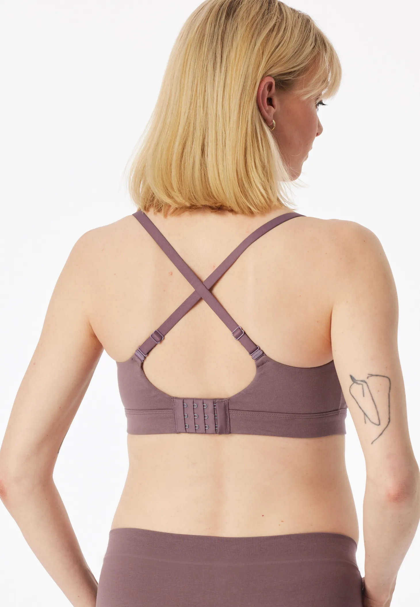 Soft-Bra Schwangerschaftswäsche mauve - Unique Maternity
