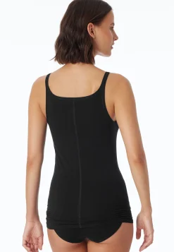 Spaghetti-Top schwarz - Personal Fit