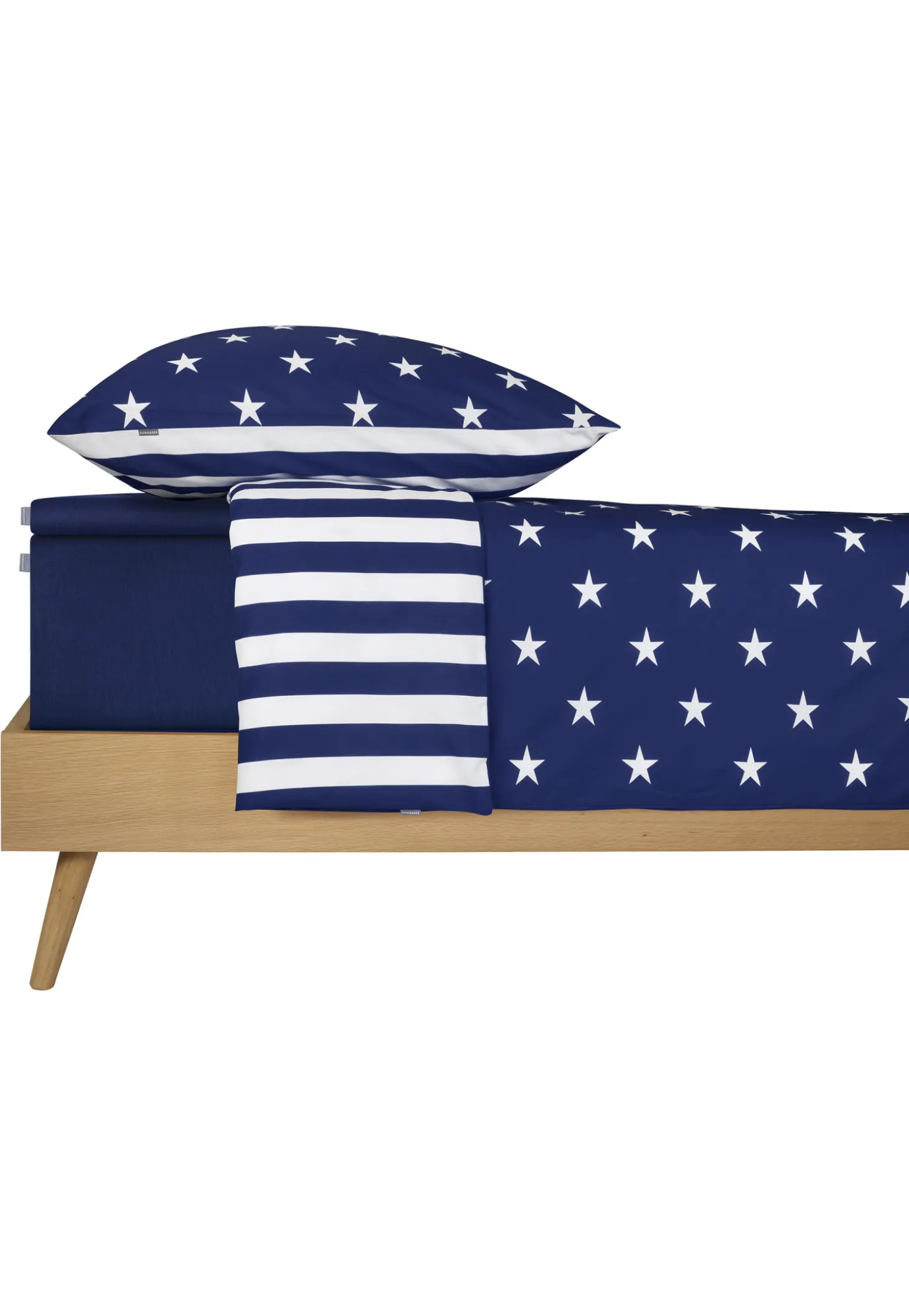 Spannbettlaken Jersey navy - SCHIESSER Home