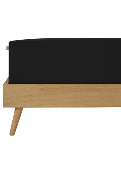 Spannbettlaken Jersey schwarz - SCHIESSER Home