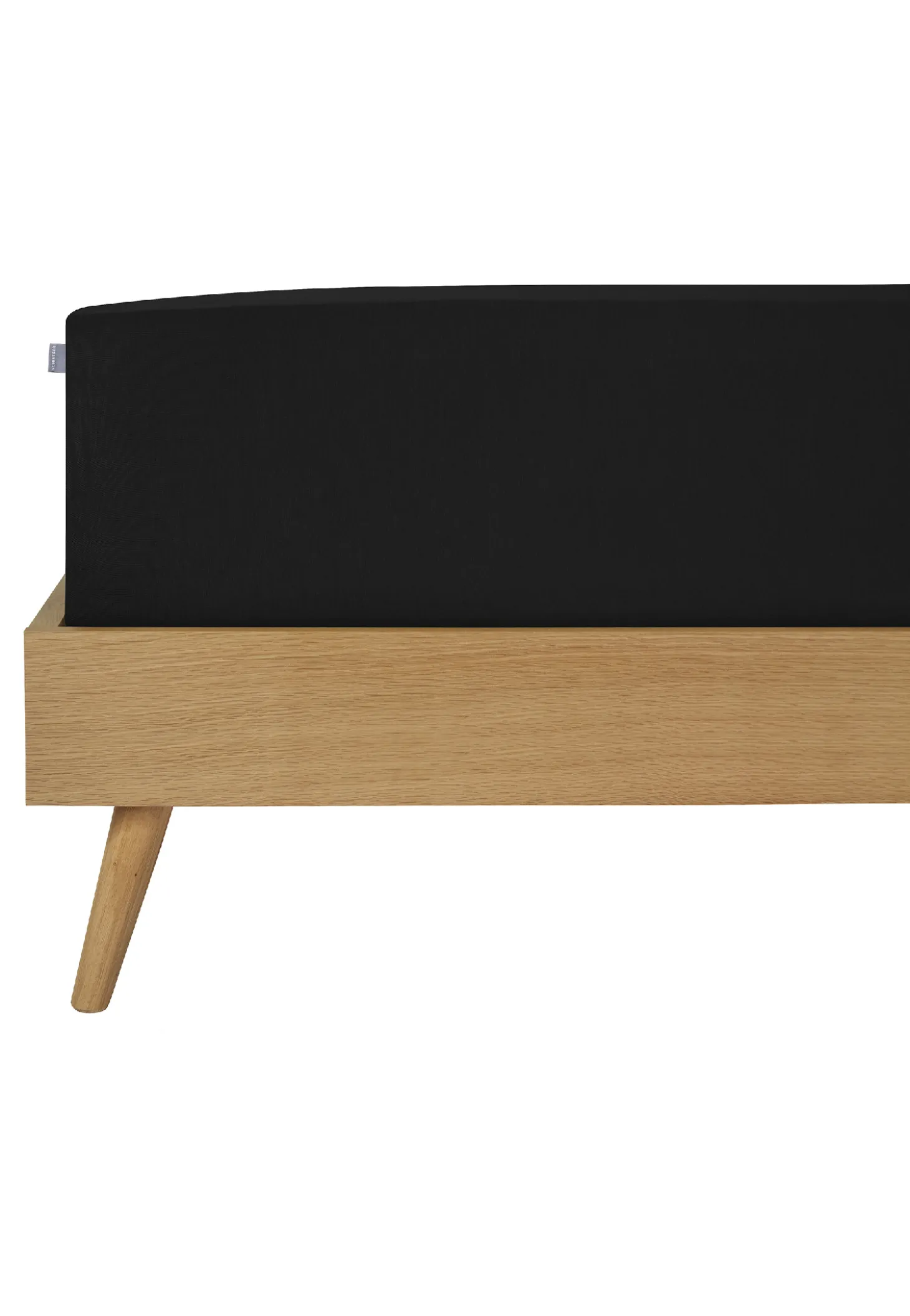 Spannbettlaken Jersey schwarz - SCHIESSER Home