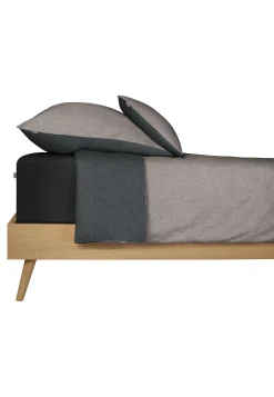 Spannbettlaken Jersey schwarz - SCHIESSER Home