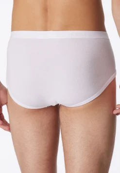 Sportslip mit Eingriff Feinripp weiß - Original Classics