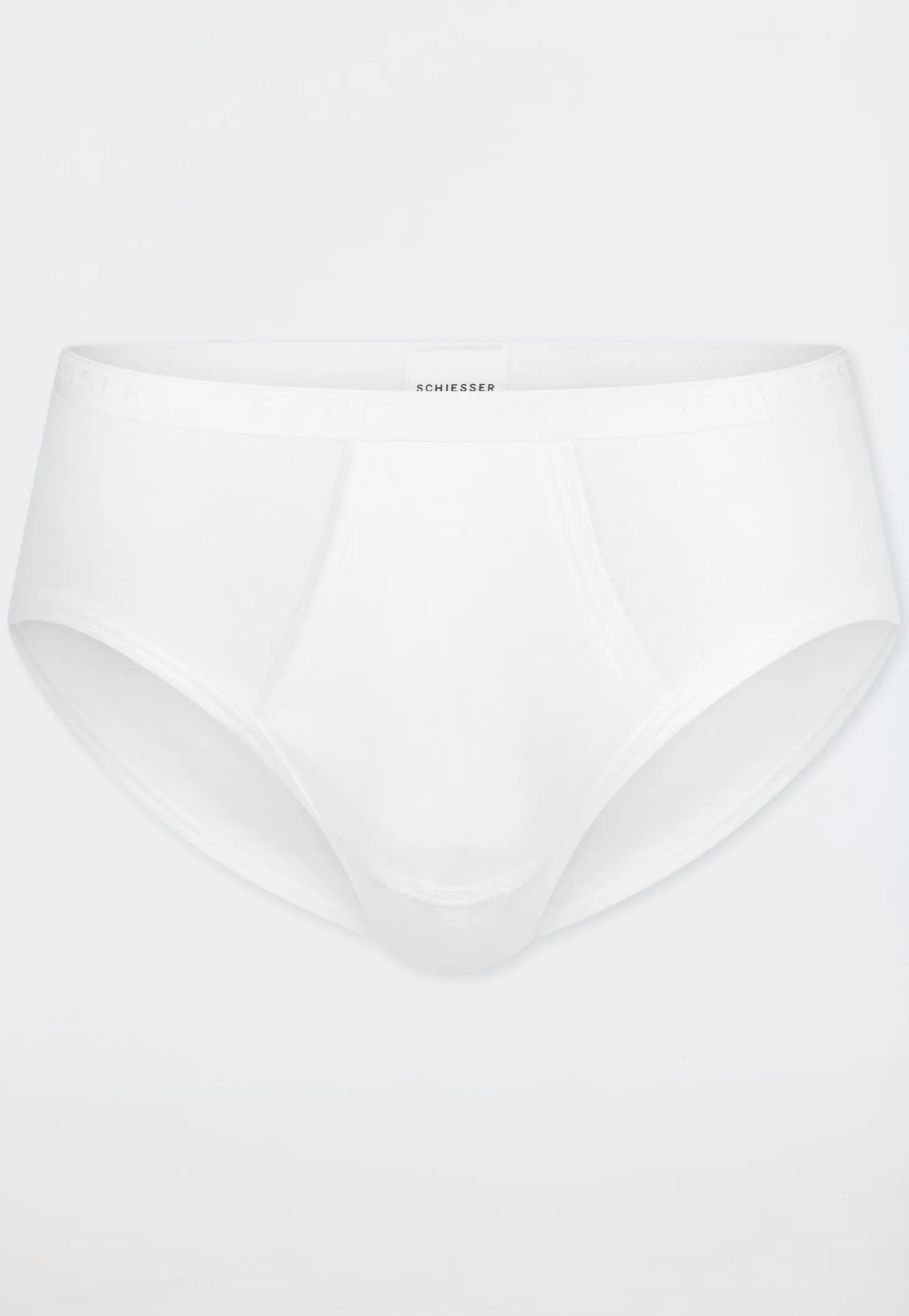 Sportslip mit Eingriff Feinripp weiß - Original Classics