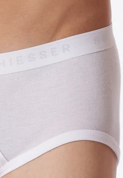 Sportslip mit Eingriff Feinripp weiß - Original Classics